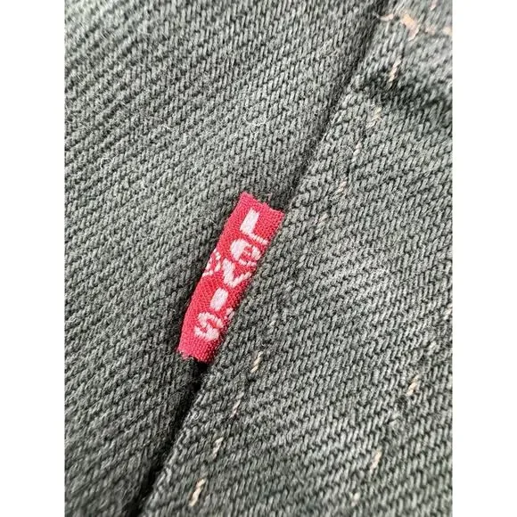 Vintage 1994 Levis 550 Womens 11 Relaxed Fit Tapered Leg Green USA Made Western - Picture 15 of 16